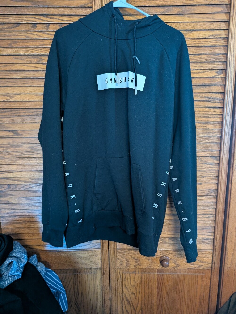Gymshark Men's Black Hoodie Sweatshirt Size XXL